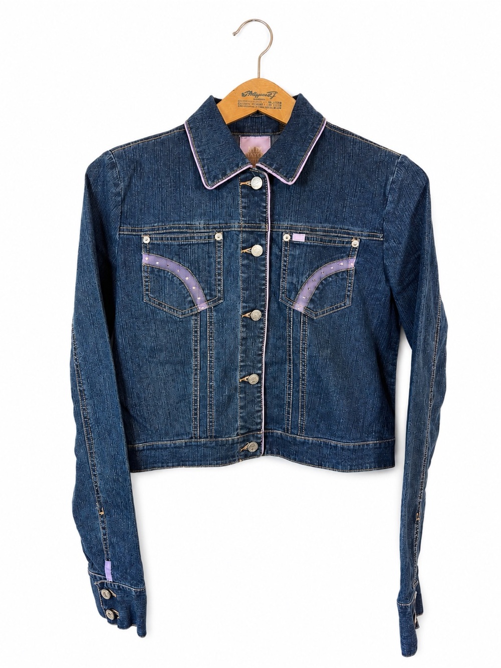 Authentic Vintage Y2K Lady Enyce Cropped Denim Jacket XL